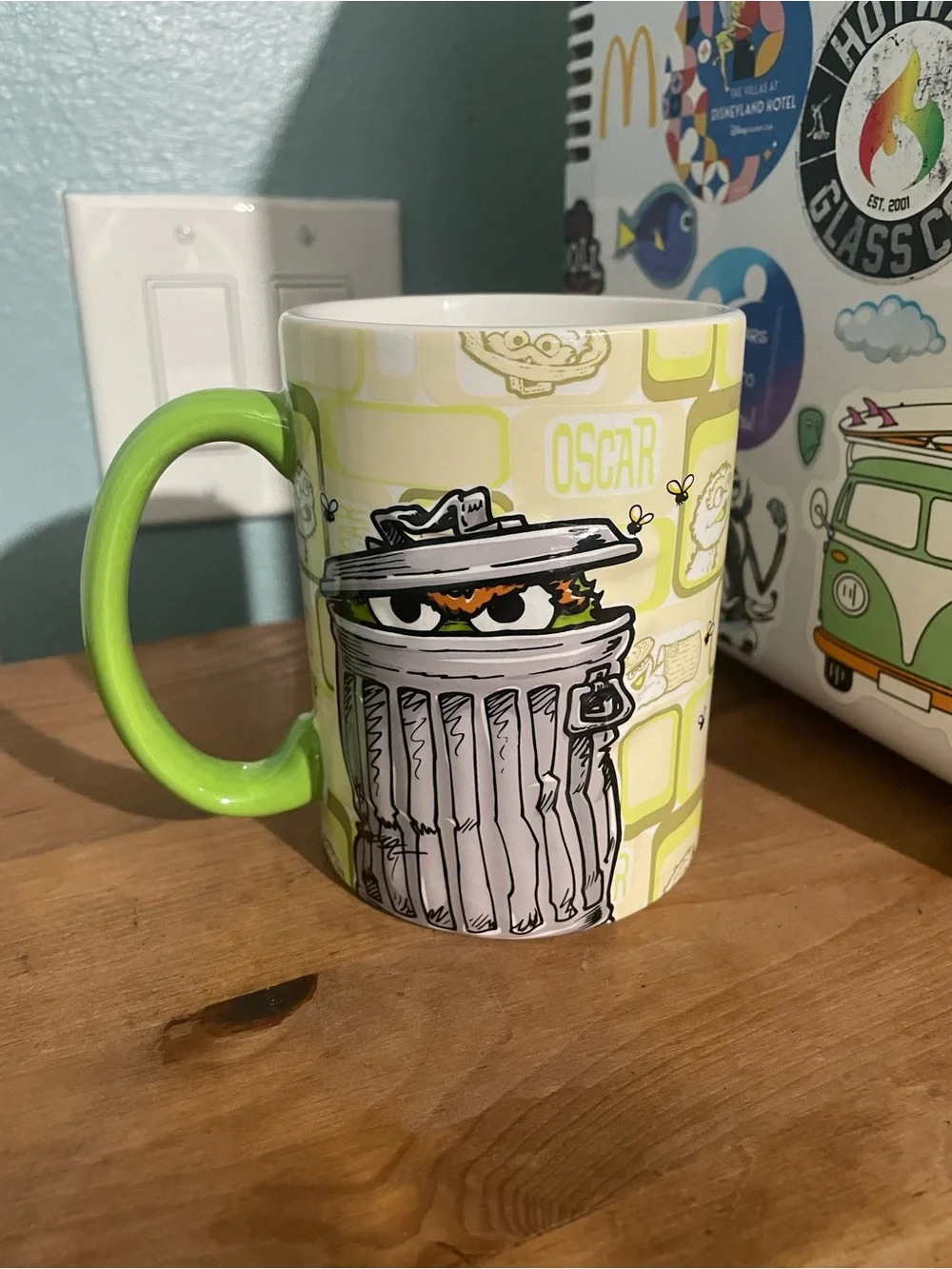 OSCAR THE GROUCH COFFEE MUG I'M NOT A MORNING PERSON